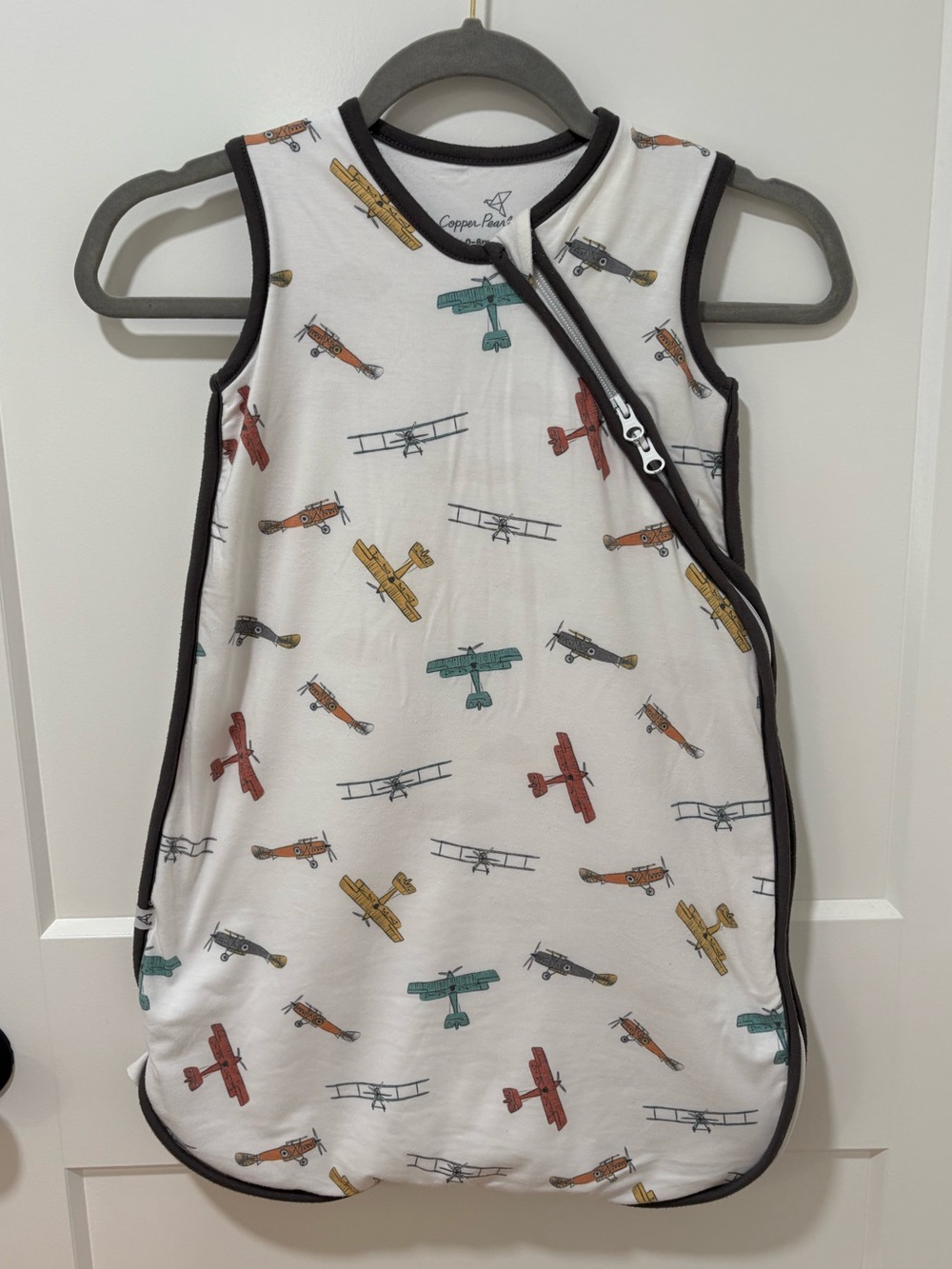 Copper Pearl Airplane Sleep Sack 0-6 Months 1.7 TOG